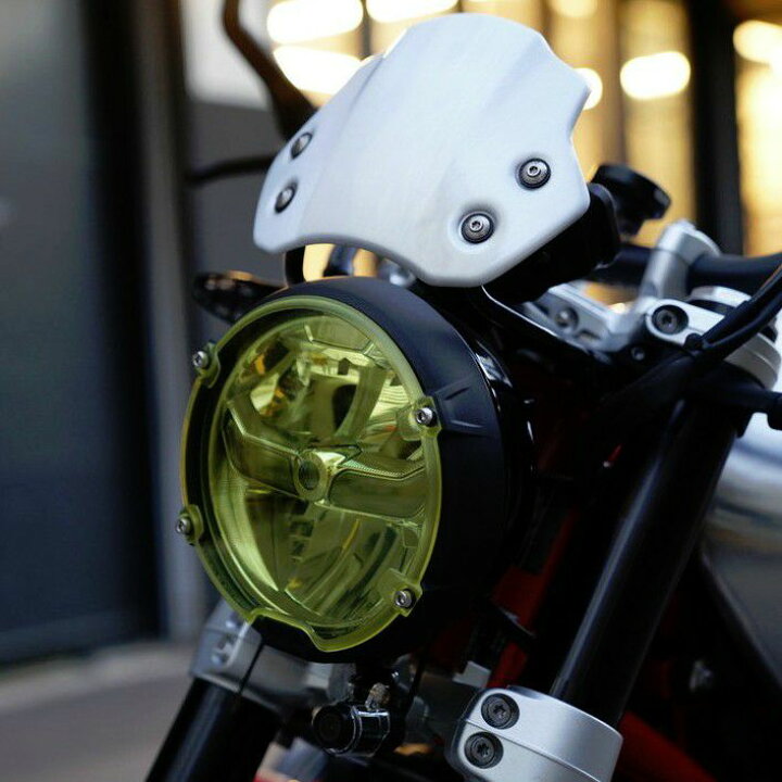 楽天市場】BMW RnineT ヘッドライトカバー イエロー DKdesign 