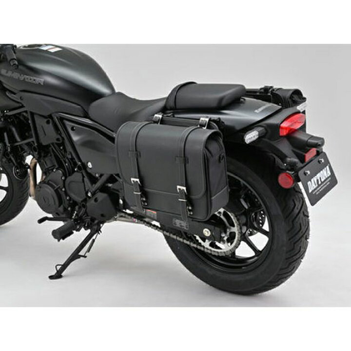 マットブラック！エリミネーター250SE【カスタム車】革サイドバック 