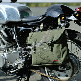 防水サドルバッグMIL 8L (グリーン) DHS-9 DAYTONA