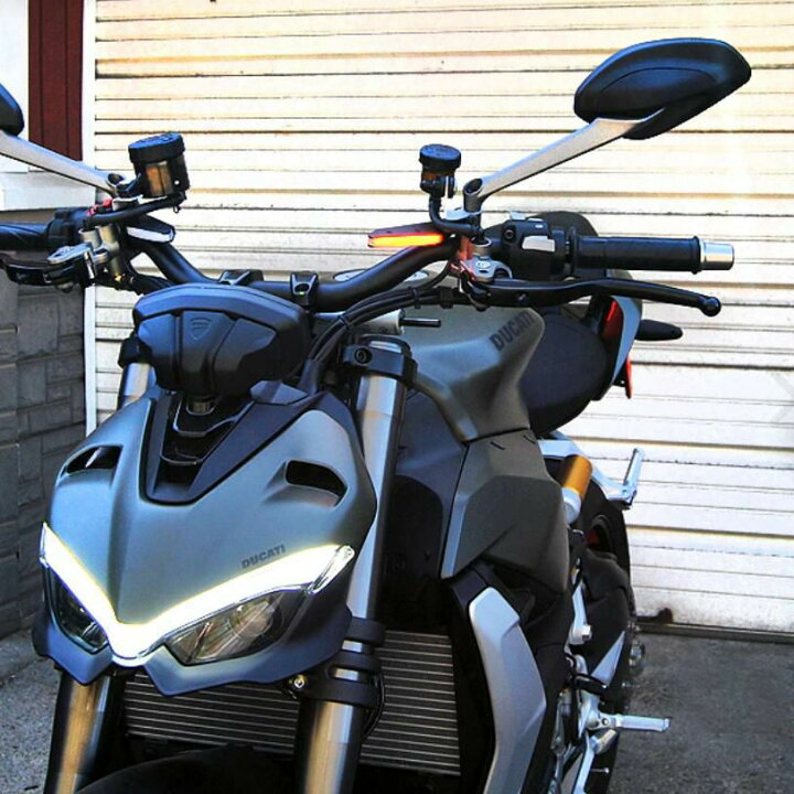 楽天市場】DUCATI ストリートファイター V2/V4 フロントウインカー 