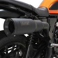 ホンダ CL250/CL500 ハイアウトプット スリップオンマフラー (ブラック) Vance & Hines