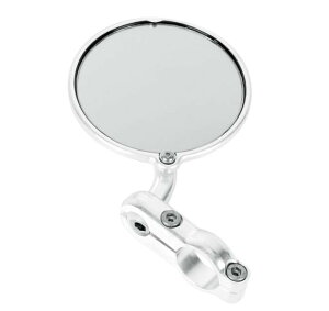 ★エントリーでポイント10倍★汎用 7/8 バーエンドミラー シルバー 右側 CRG