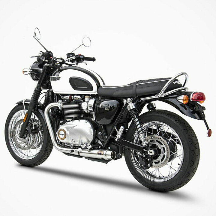 楽天市場】ボンネビル T100/T120 Racing 2-2 フルエキゾーストマフラー 