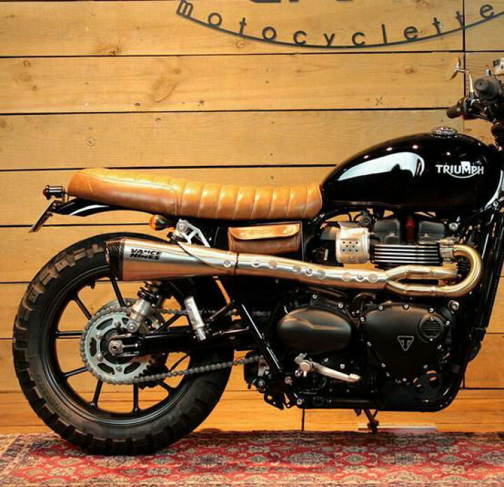 楽天市場】ボンネビル T100/T120,ストリートツイン ブラウンレザー 