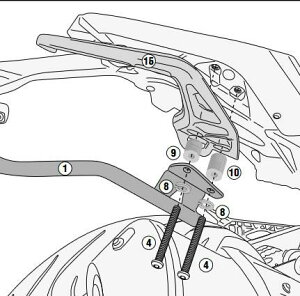 Gg[Ń|Cg10{GIVI G310R BMW ALA MONOLOCK/MONOKEY