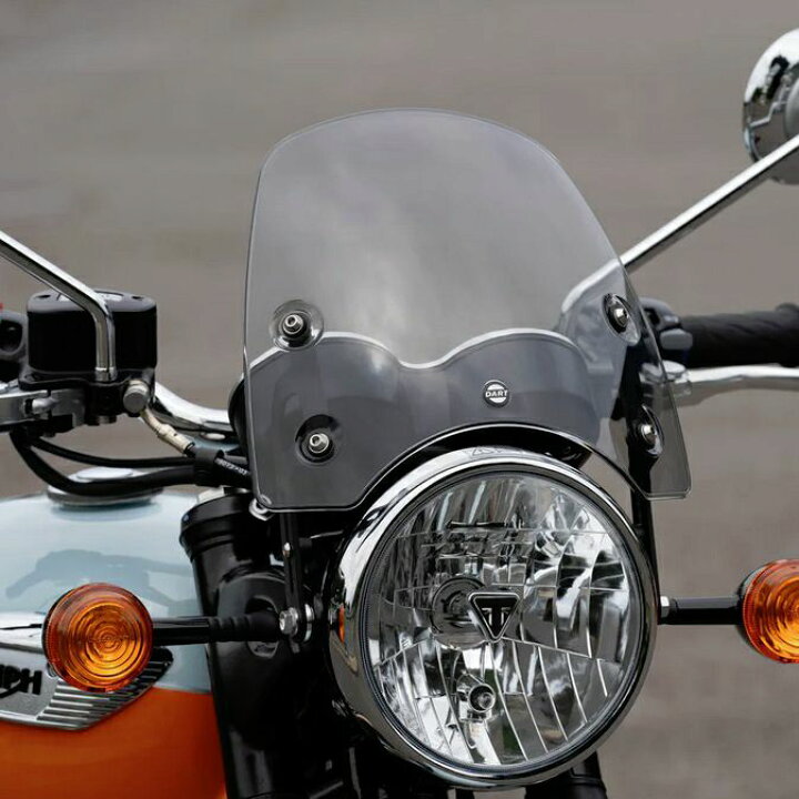 楽天市場】空冷 水冷 ボンネビル T100 T120 スクリーン 