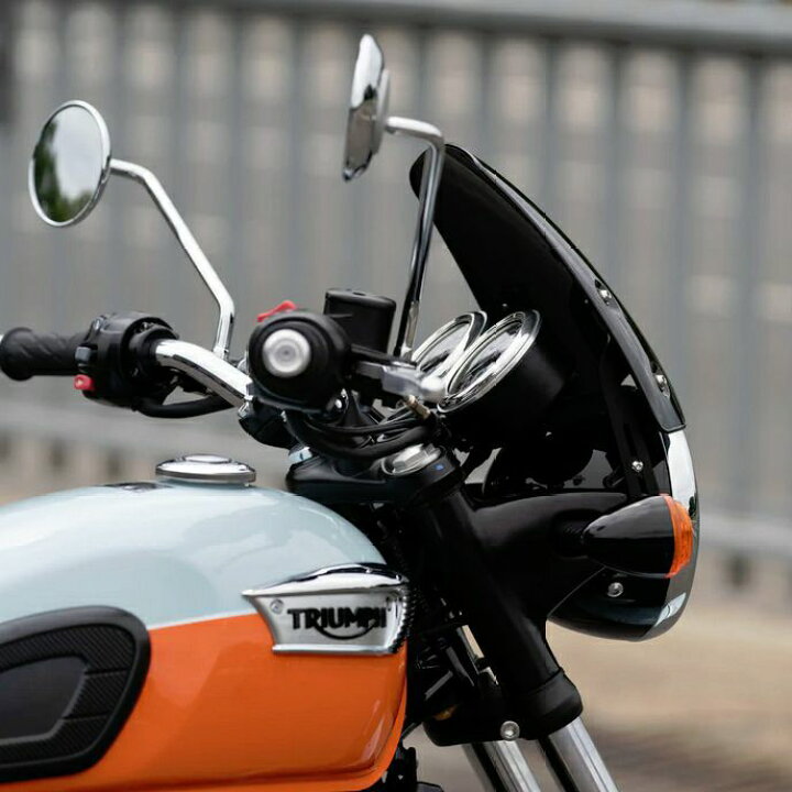 楽天市場】空冷 水冷 ボンネビル T100 T120 スクリーン クラシックS3 
