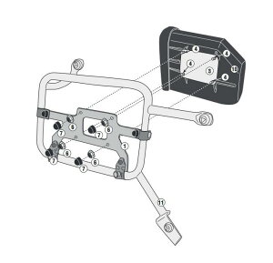 GIVI V85TT 19�`23 �c�[���{�b�N�X���t���p�u���P�b�g S250 ���g�O�b�`