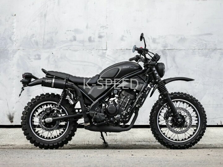 楽天市場】ホンダ CL250 スリップオンマフラー ブラック K-SPEED 