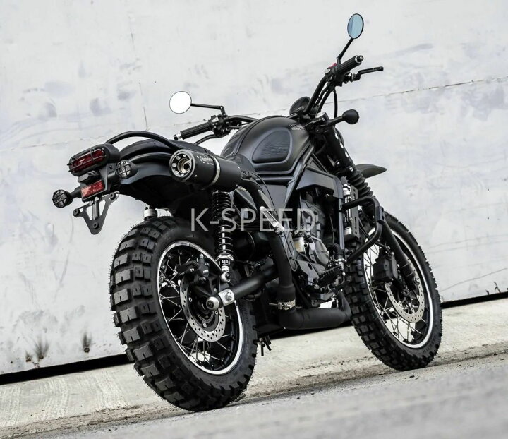 楽天市場】ホンダ CL250 スリップオンマフラー ブラック K-SPEED 