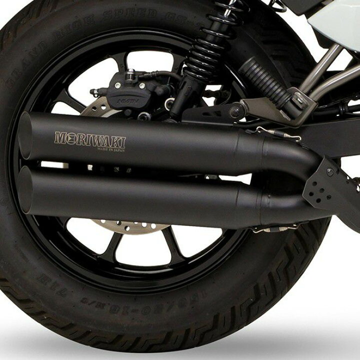 楽天市場】エリミネーター 400 スリップオンマフラー CROSS TWIN BLACK 