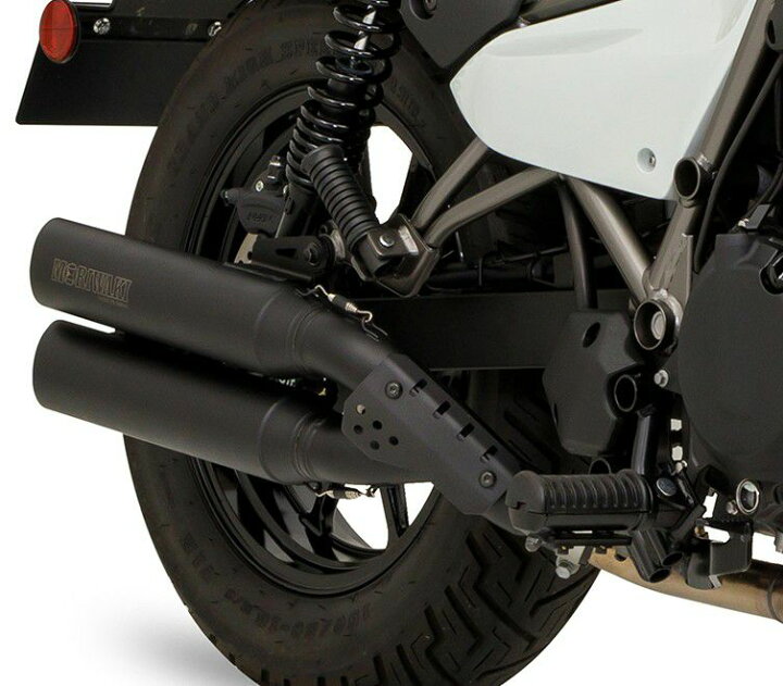 楽天市場】エリミネーター 400 スリップオンマフラー CROSS TWIN BLACK 