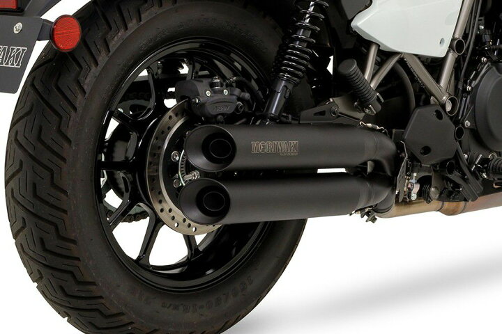 楽天市場】エリミネーター 400 スリップオンマフラー CROSS TWIN BLACK 