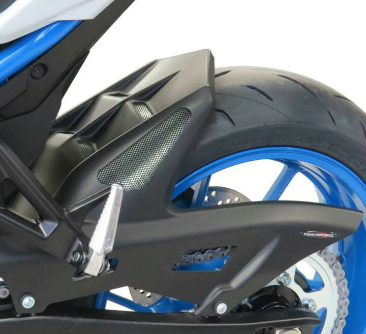 楽天市場】GSX-8S リアインナーフェンダー マットブラック/シルバー 
