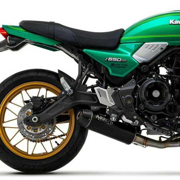 楽天市場】Z650RS 22-23 フルエキゾーストマフラー EURO5 ブラック 
