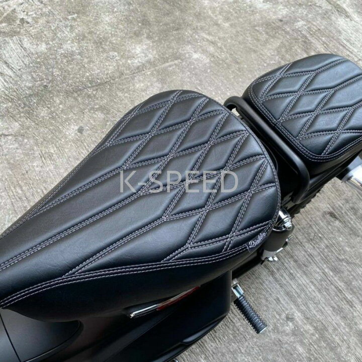 楽天市場】スーパーカブ C125 前後 クッション シート Diabolus 