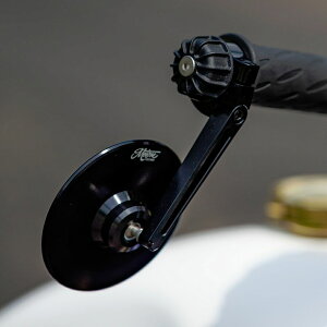 T100 T120 スピードツイン900/1200 ストリートツイン等 Eマーク付き バーエンドミラー ”TURISMO” Motone