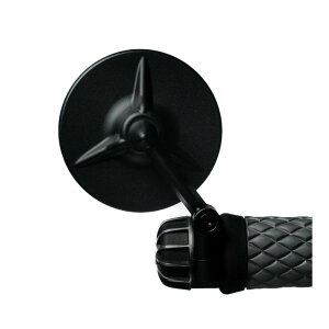 T100 T120 スピードツイン900/1200 ストリートツイン等 Eマークなし バーエンドミラー ”TRILINE” Motone