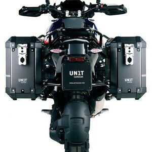 BMW R1300GS アルミサイドパニアケース ブラック 40L+40L +アタッチメントシステム UNIT GARAGE