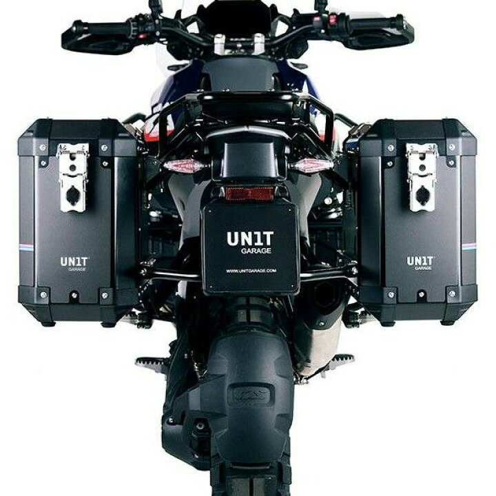 楽天市場】BMW R1300GS アルミサイドパニアケース ブラック 40L+40L + 