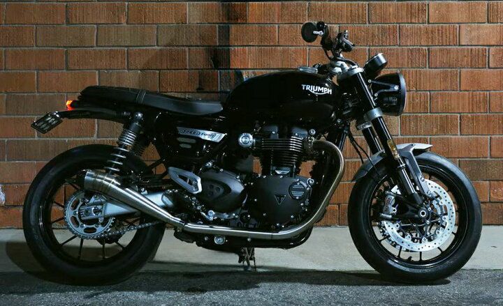 楽天市場】トライアンフ スラクストン900 スリップオンマフラー GP 