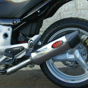 MOTO GUZZI(モトグッチ) BREVA ブレヴァ850/1100/1200 ステンレス スリップオンマフラー カーボンチップ MASS Exhaust