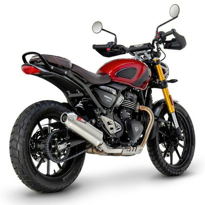 楽天市場】トライアンフ スクランブラー400X/スピード400 スリップオン 