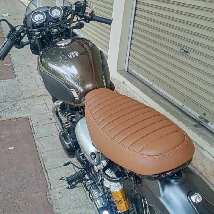 楽天市場】W400, W650, W800 フラットベンチシート レッドorオックス 