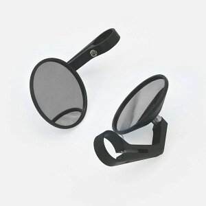 Xs[h400/XNu[400X o[Gh~[ ubN Clamp-On Bar End Mirrors Black TEC