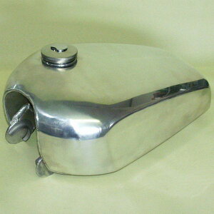 カワサキW400/650 フラットサイドアルミタンク BIGCEDAR