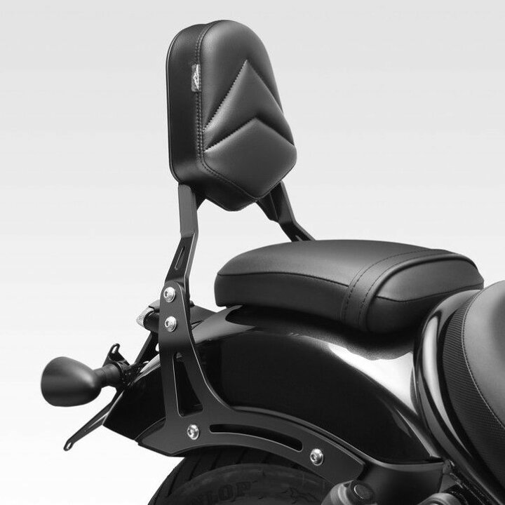 楽天市場】レブル1100 シーシーバー バックレスト ブラック DPM 