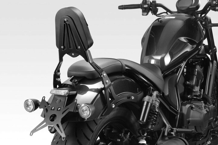 楽天市場】レブル1100 シーシーバー バックレスト ブラック DPM 