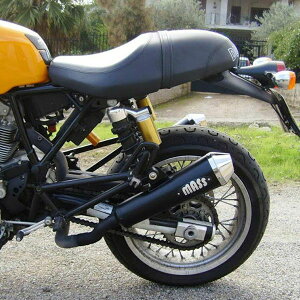 ドゥカティ GT1000 Tromb ステンレス スリップオンマフラー マットブラック(レーシング) MASS Exhaust