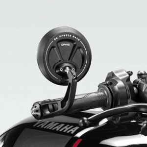 XSR900 22- バーエンドミラー EXENTIAL SS ブラック Eマーク付き DPM