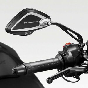 TMAX560 22- �~���[ POLICE EVO �u���b�N E�}�[�N�t�� DPM