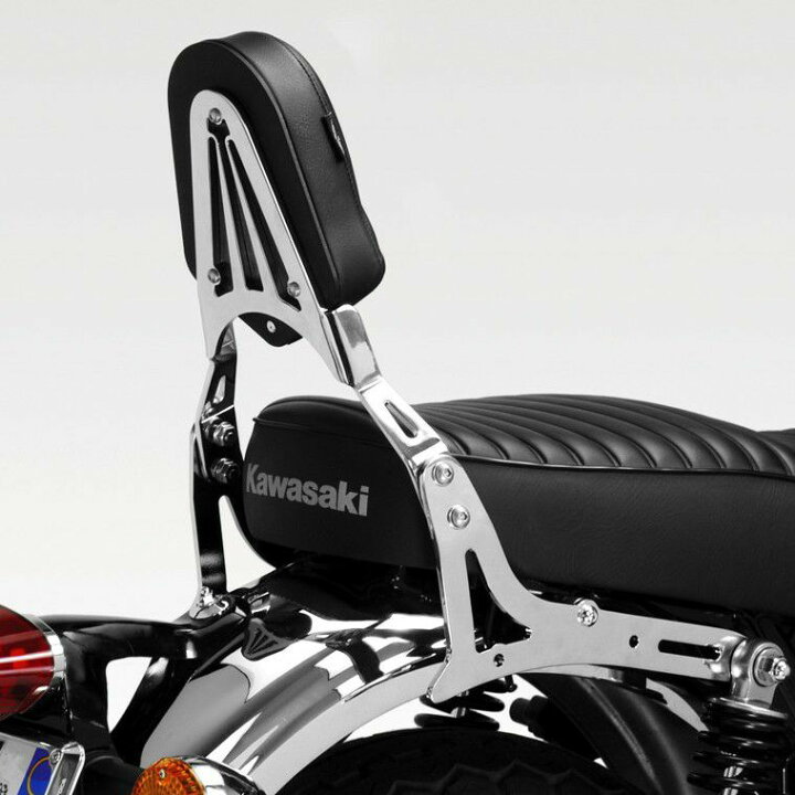 楽天市場】W650/W800 シーシーバー バックレスト クローム DPM 