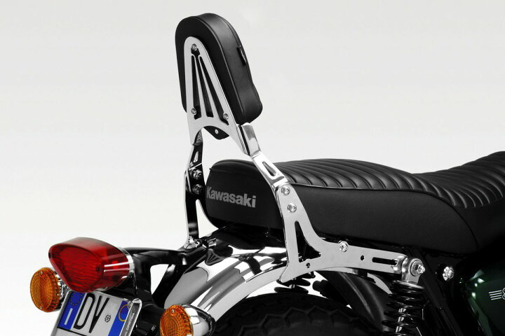 楽天市場】W650/W800 シーシーバー バックレスト クローム DPM 