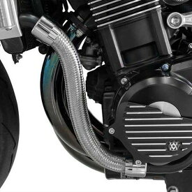 カワサキ Z900RS 21- クローム ステンメッシュ ラジエターチューブセット ver.2 ARCHI