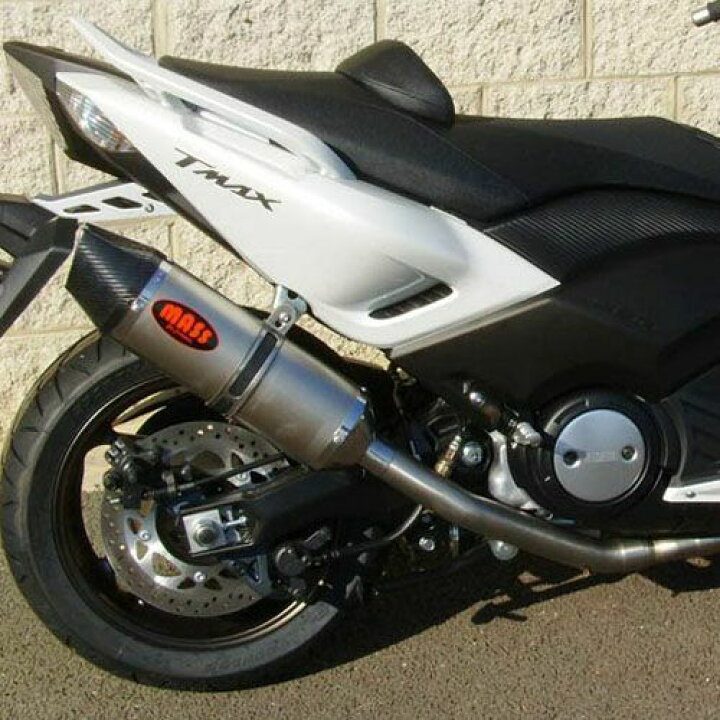 楽天市場】TMAX オーバルチタン フルエキゾーストマフラー カーボン 