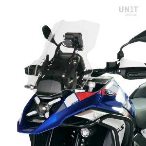 BMW R1300GS �E�C���h�V�[���h�{�f�t���N�^�[��̃^�C�v XL �N���A�i���[�_�[��Ή��jWindshield XL without Radar+integrated deflectors UNIT GARAGE