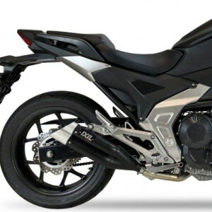 ★エントリーでポイント10倍★NC700X/NC750X スリップオンマフラー DUAL HYPERLOW BLACK XL イクシル