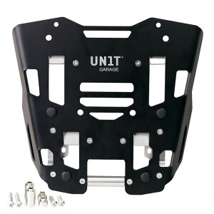 BMW R1300GS BMW�����g�b�v�P�[�X��t����v���[�g �u���b�N Adapter plate for Original BMW top case Black UNIT GARAGE