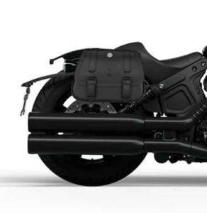 �C���f�B�A�� �X�J�E�g���[�O 25L �X�s���b�g�u���[�h L ���U�[ �T�h���o�b�O SpiritBlade Large Leather Motorcycle Saddlebags Viking Bags