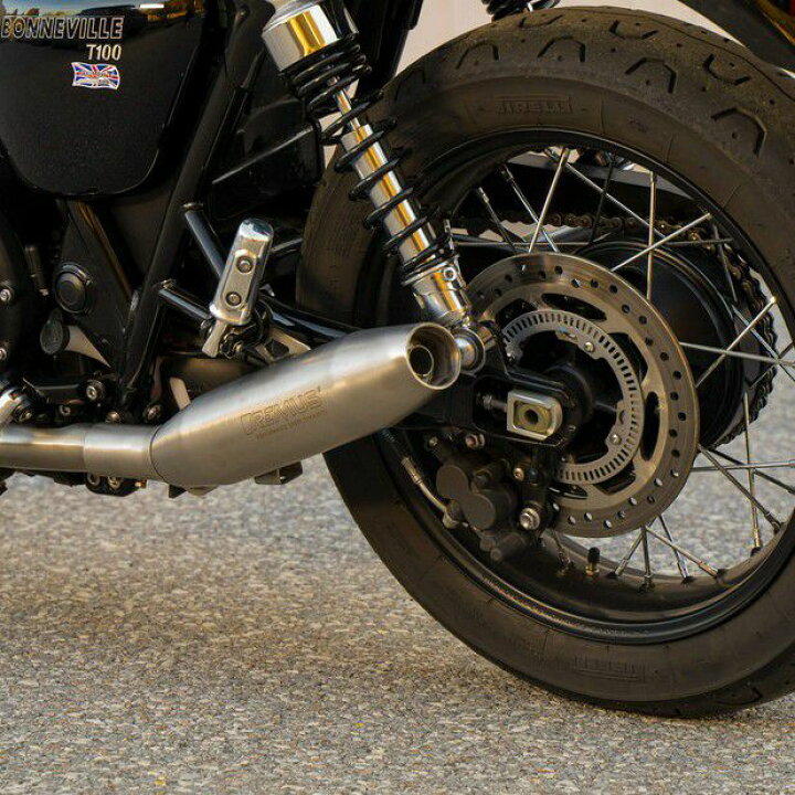 楽天市場】ボンネビル T120 2021- スリップオンマフラー Eマーク付き 