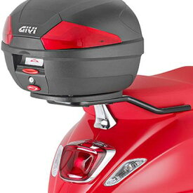 Vespa プリマベーラ/スプリント 50/125/150 14-24 MONOLOCK トップケース用 リアキャリア ブラック GIVI