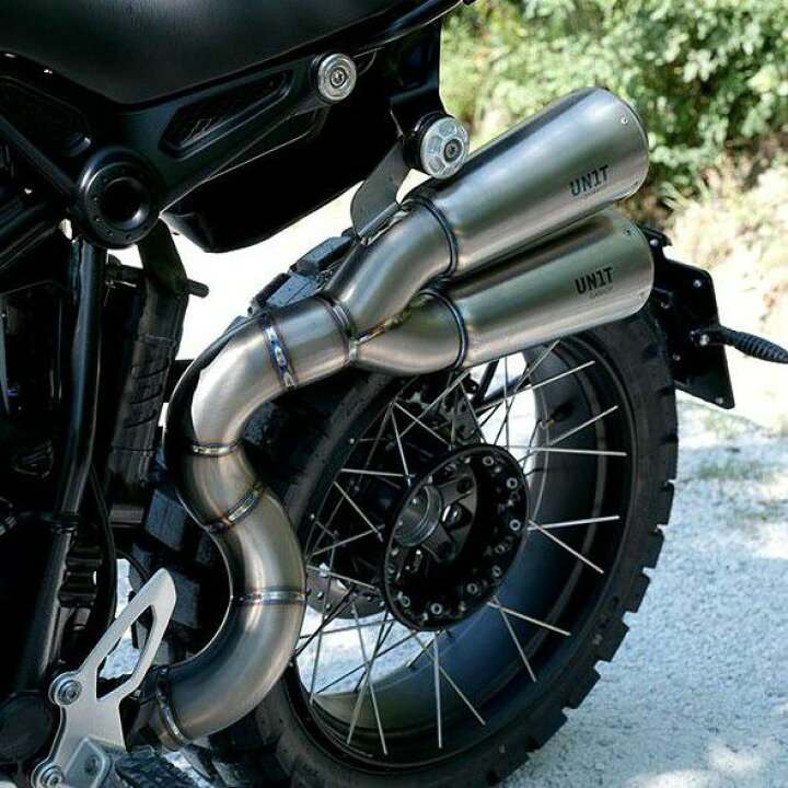 楽天市場】BMW RnineT Scrambler スリップオンマフラー ダブルハイ 