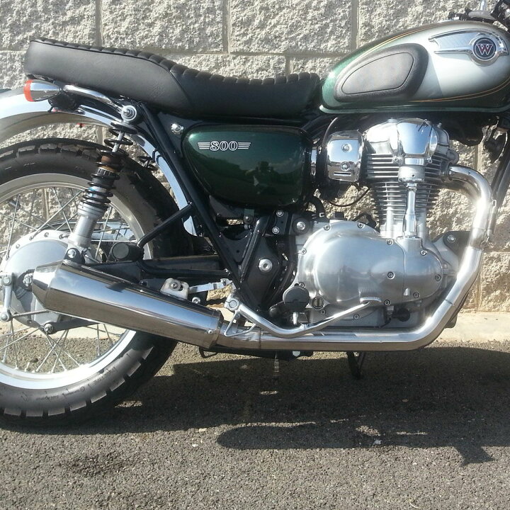 楽天市場】W650 ステンレス2in1 Tromb フルエキゾーストマフラー MASS 
