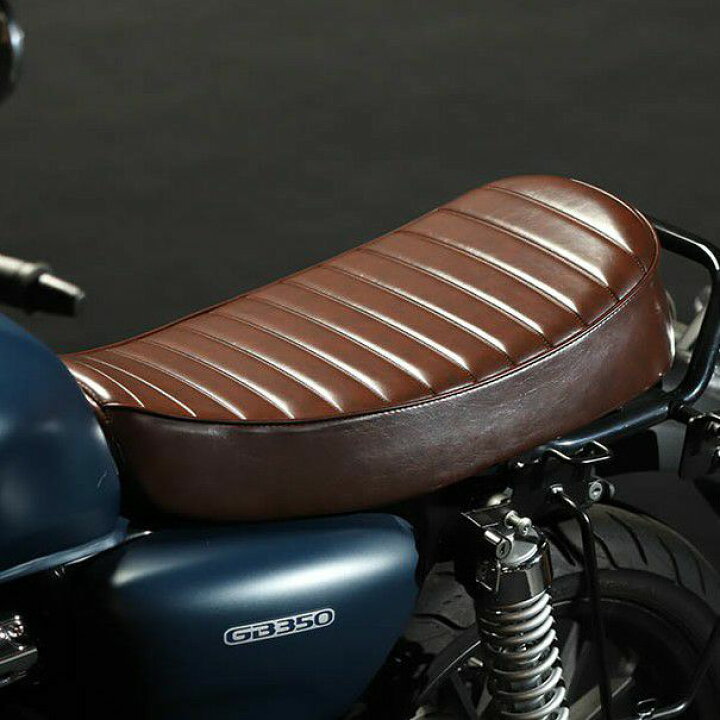 楽天市場】ホンダ GB350 シート タックロール ブラウン 