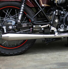 カワサキ W800 STDメガホン ミドル フルエキ LOW モーターロック