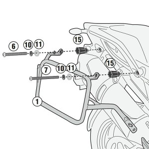 ^CK[1200GT/GTv 22-24 MONOKEY TChP[Xz_[ GIVI(Wr)
